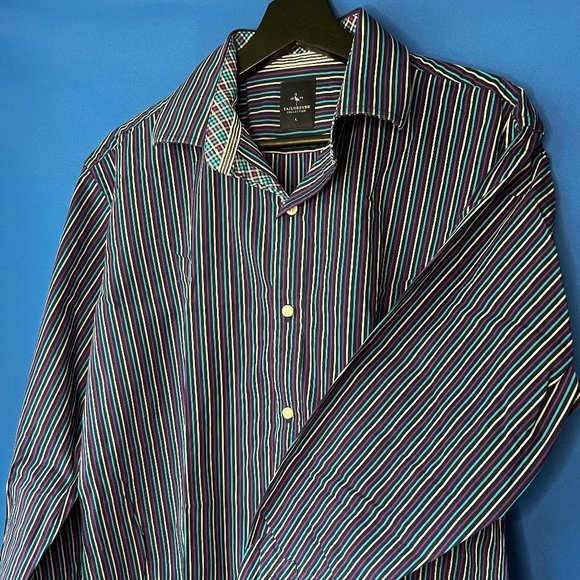 Tailorbyrd Collection Purple Posh Button Down Large - Picture 5 of 7